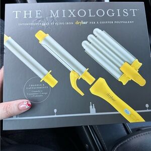 Drybar The Mixologist Interchangeable Styling Iron - Yellow and Silver